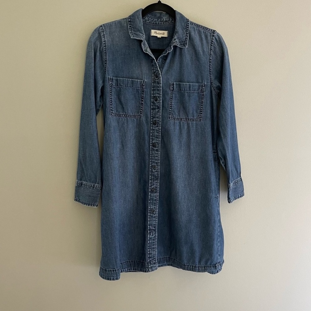 Madewell Chambray Dress SZ Small